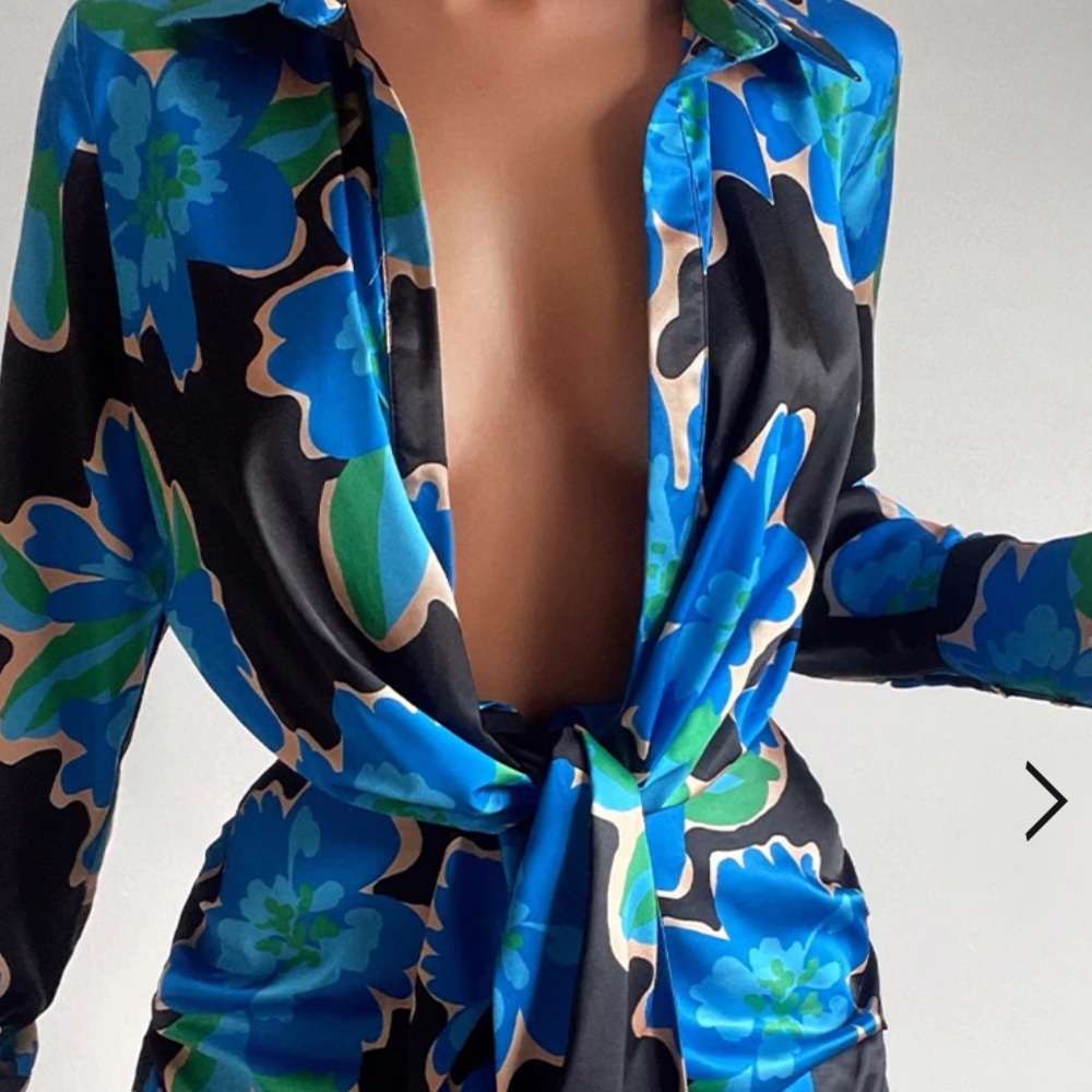 Blue angel dress